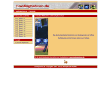 Tablet Screenshot of bowlingbahnen.de